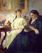 Berthe Morisot The Mother and Sister of the Artist oil